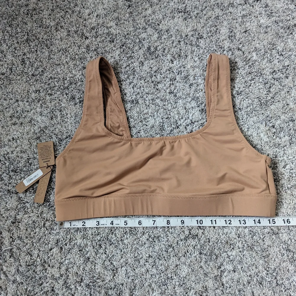 Women's Scoop Neck Swim Bralette in Nude - No Tags